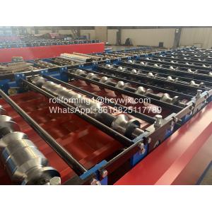 Long Span Noiseless Double Layer Roll Forming Machine PLC Control