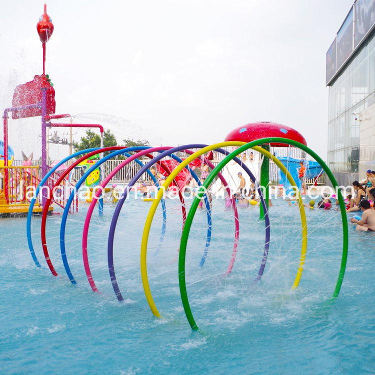 Fiberglass Splash Pad Equipment for Water Park