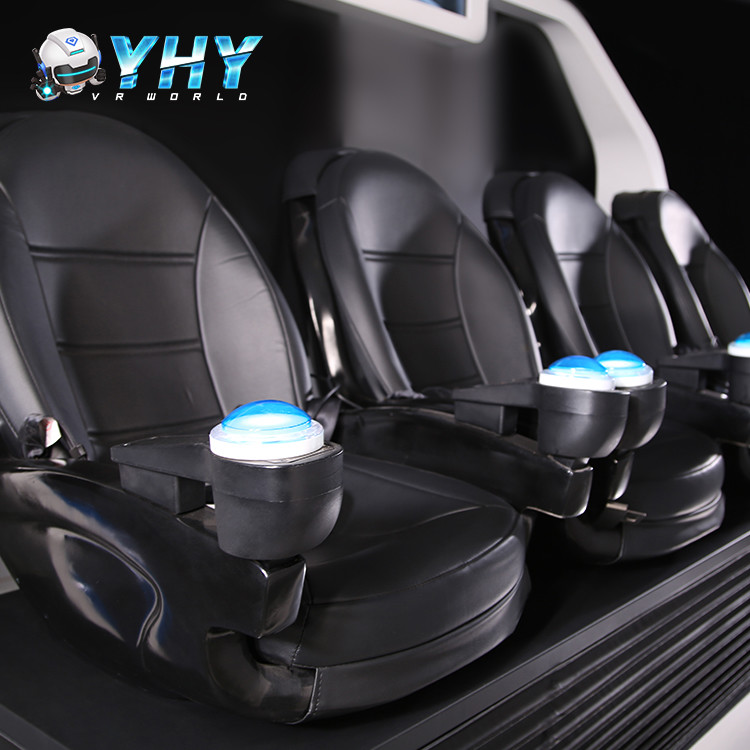 Earn money Amusement Park 4 Players 9D Cinema Arcade VR Simulator Shooting Games