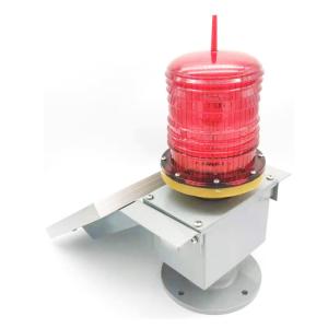 China IP65 LED Solar Powered Aircraft Warning Lights On Towers on sale