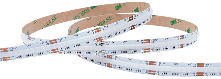 High Brightness No Dots DC12V 810LEDs Flexible RGB COB LED Strip Light