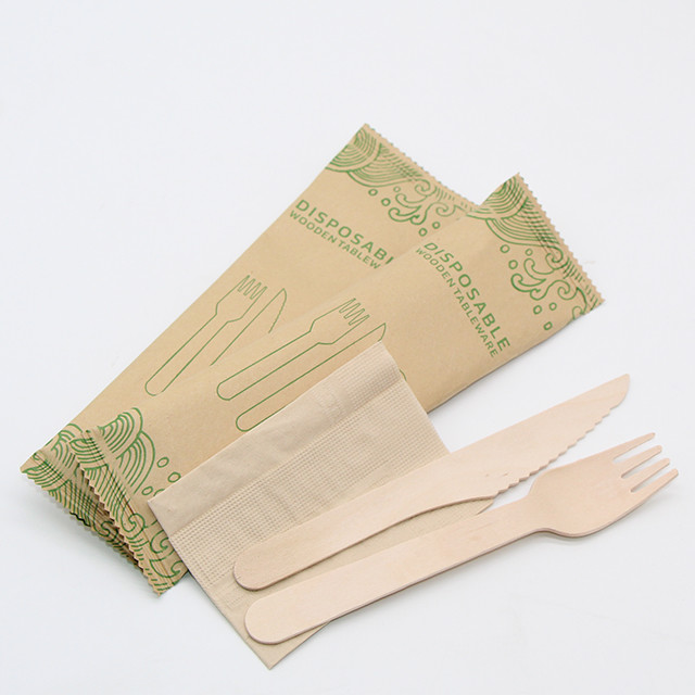 BSCI Wooden Disposable Biodegradable Cutlery Sustainable Degradable