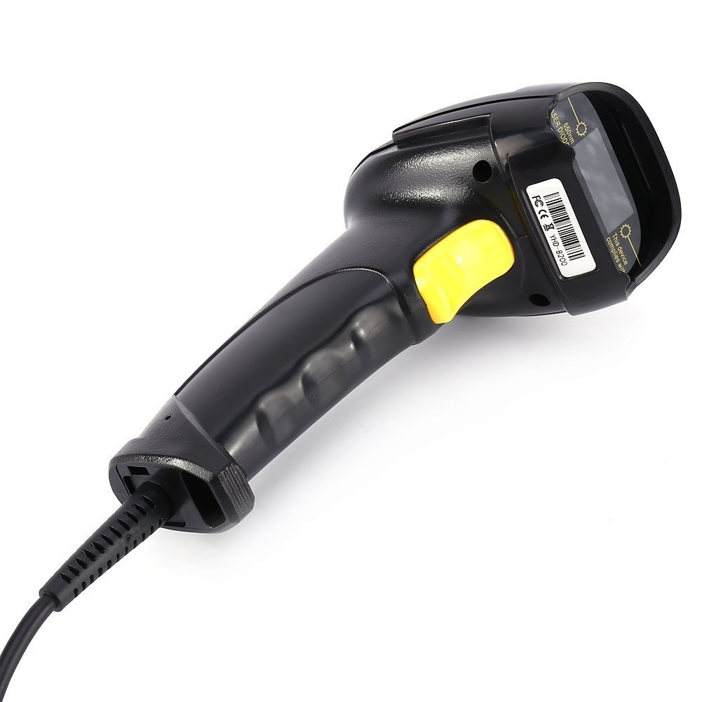 1D Laser Cordless Barcode Scanner Reader For Supermarket Retail Store Library