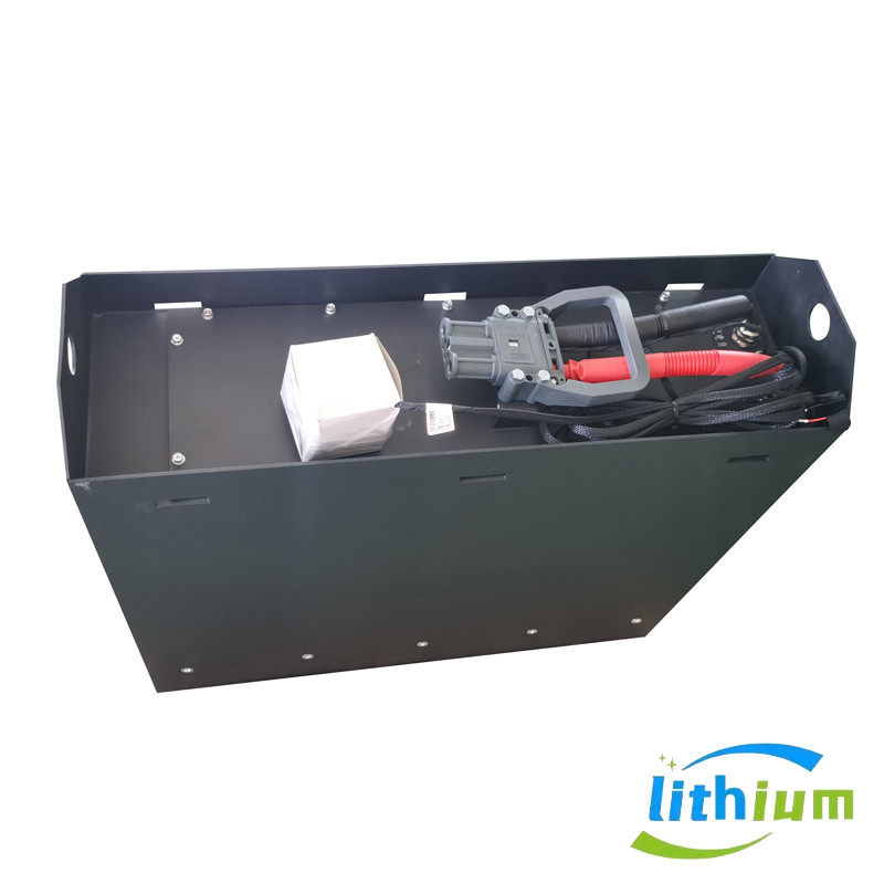 25.6V Lithium Ion Forklift Battery 202Ah Black Electric Forklift Battery