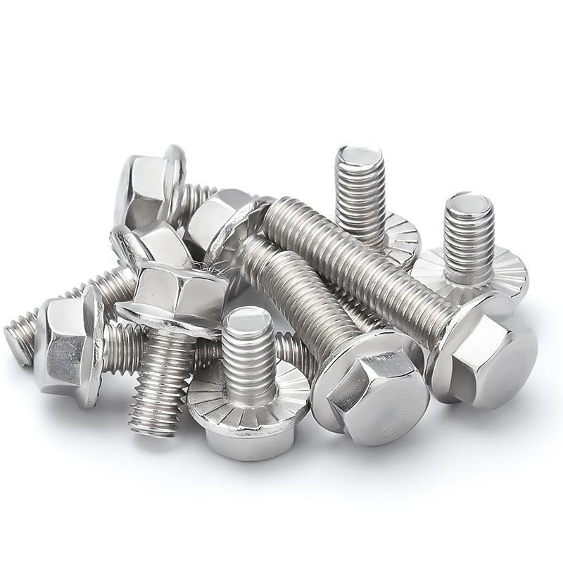 High Strength DIN6921 Carbon Steel 8.8 Grade Galvanized Outer Hexagonal Head Flange Screw