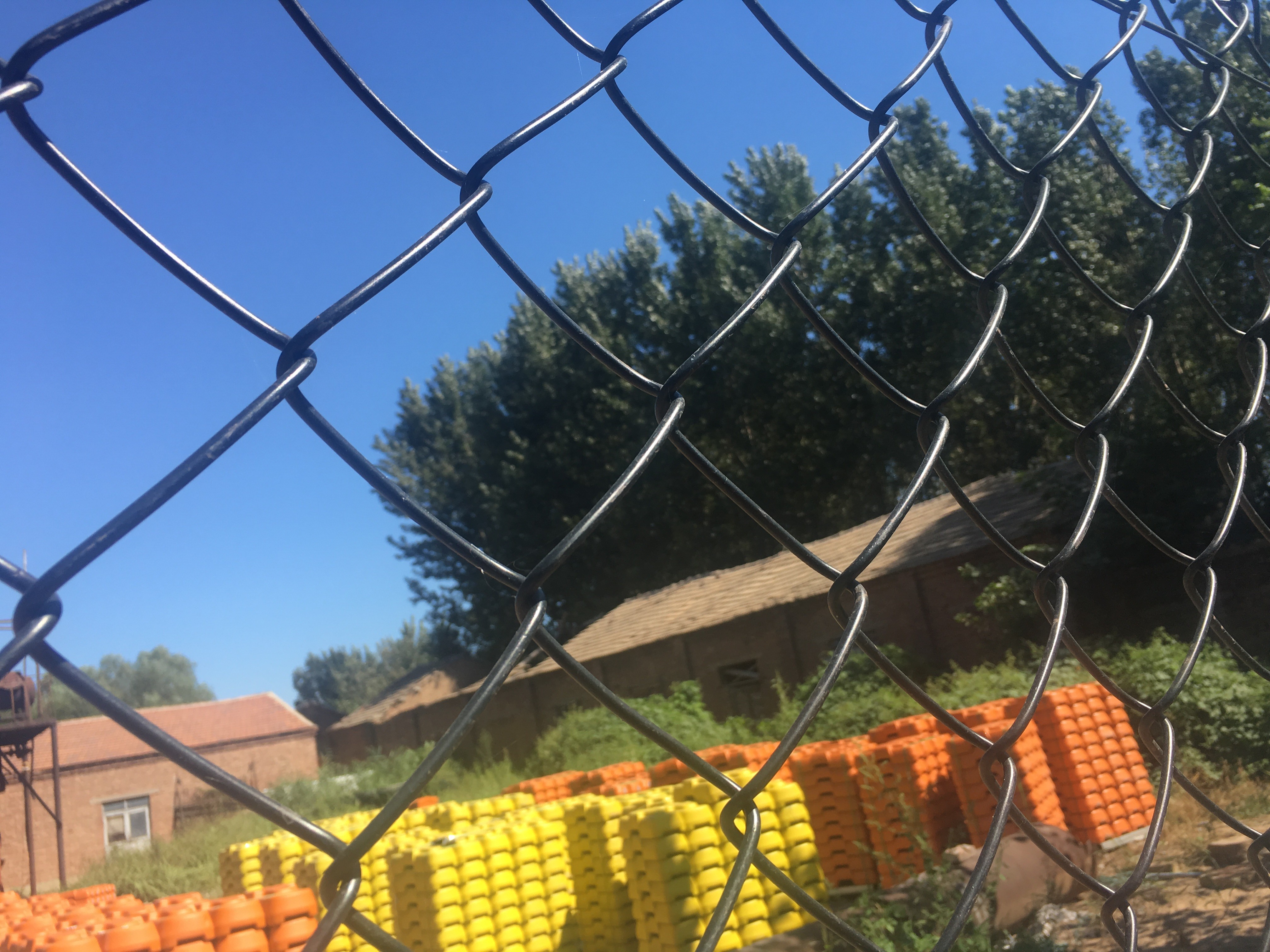 Green PVC Coated Garden Fence, pvc coated diamond wire mesh, Green PVC Coated Chain Link Fencing,Diamond Mesh Fence