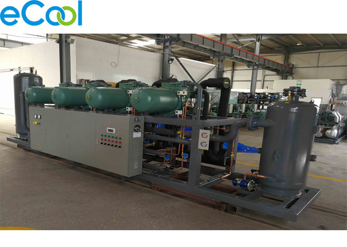 240HP Refrigeration Compressor Unit , High Temperature Refrigerating Compressor For Vegetables Cold Room