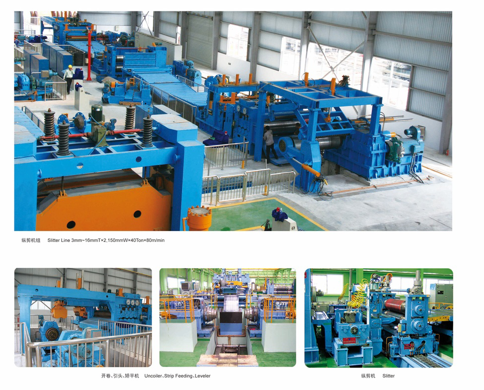 28 T Coil Weight Steel Coil Slitting Line with Uncoiling Leveling Shearing Machine