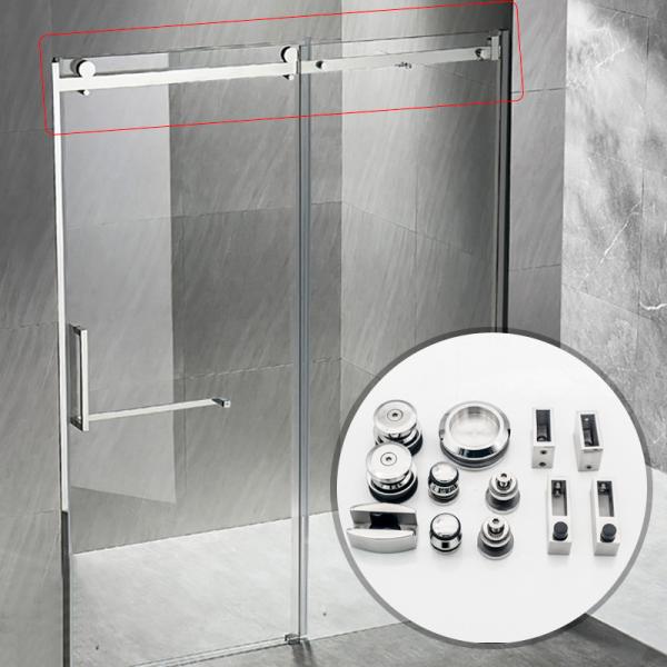 Sliding Accessories Shower Hardware Fitting for Framelsss Glass Doorswer Door