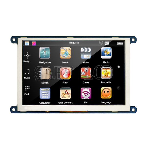 SPI Serial Interface 5 Inch TFT LCD Display 800x480 Dots IPS Automotive Grade