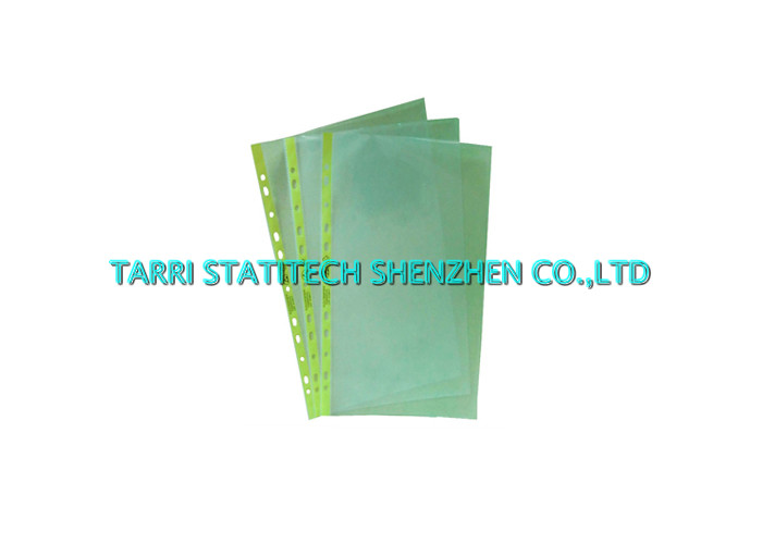  Transparent Anti Static ESD Document Holder PE 10^11 0.06mm Thickness Manufactures