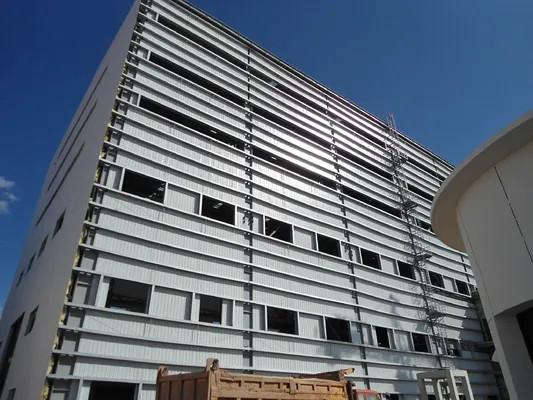 Recycled Prefab Multi Story Steel Building Large Span Warehouse Metal Building