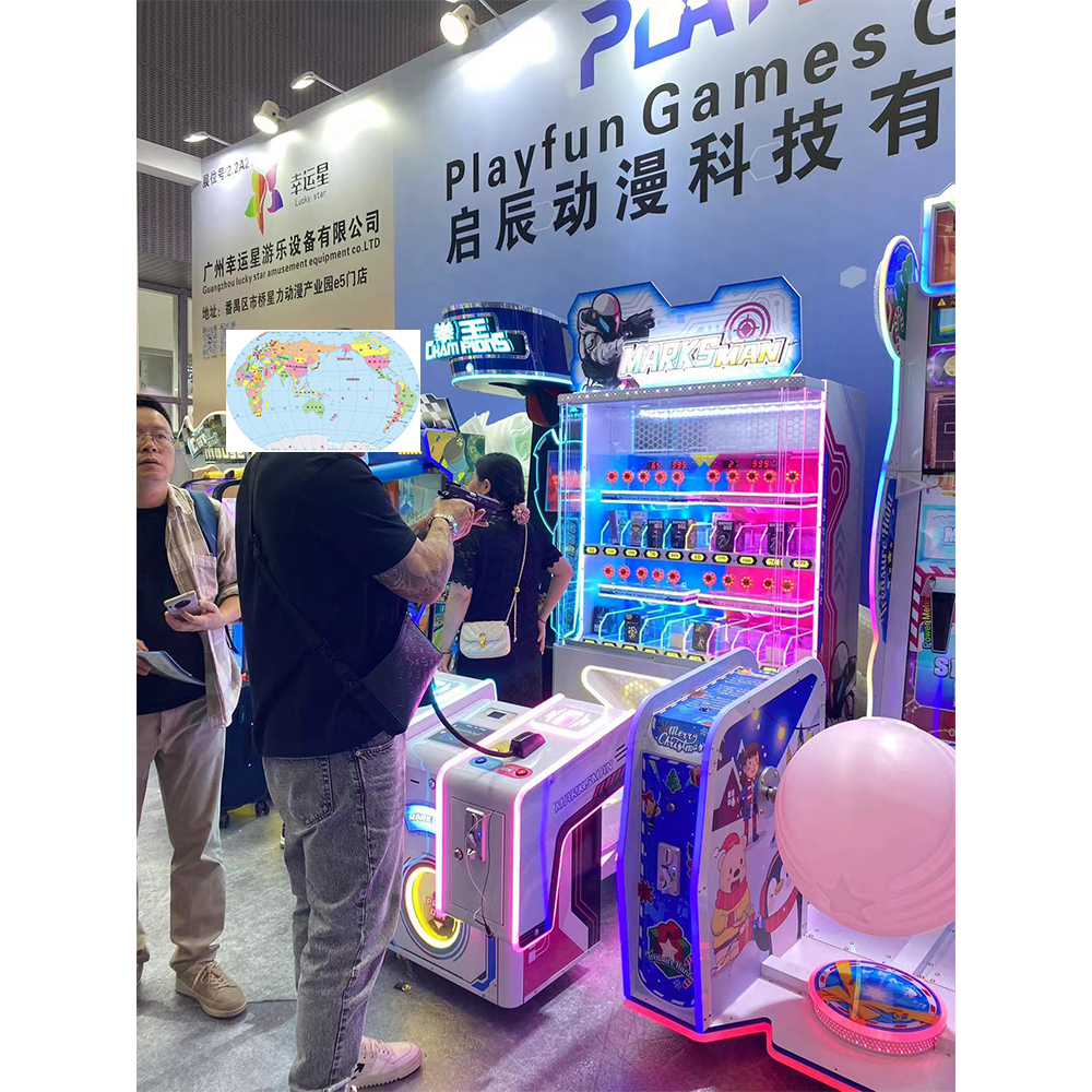 2024 Playfun New Coin Operated Marks Man Gun Shooting Prize Arcade Games Machine