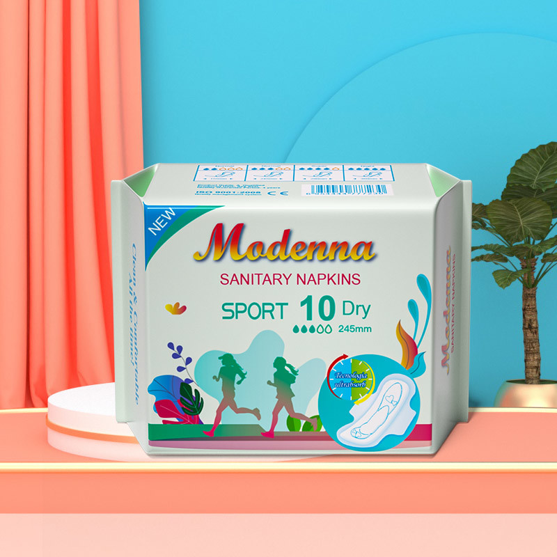 Hot sale women cotton sanitary napkins pad wholesale menstrual pad for ladies in bulk with OEM Service