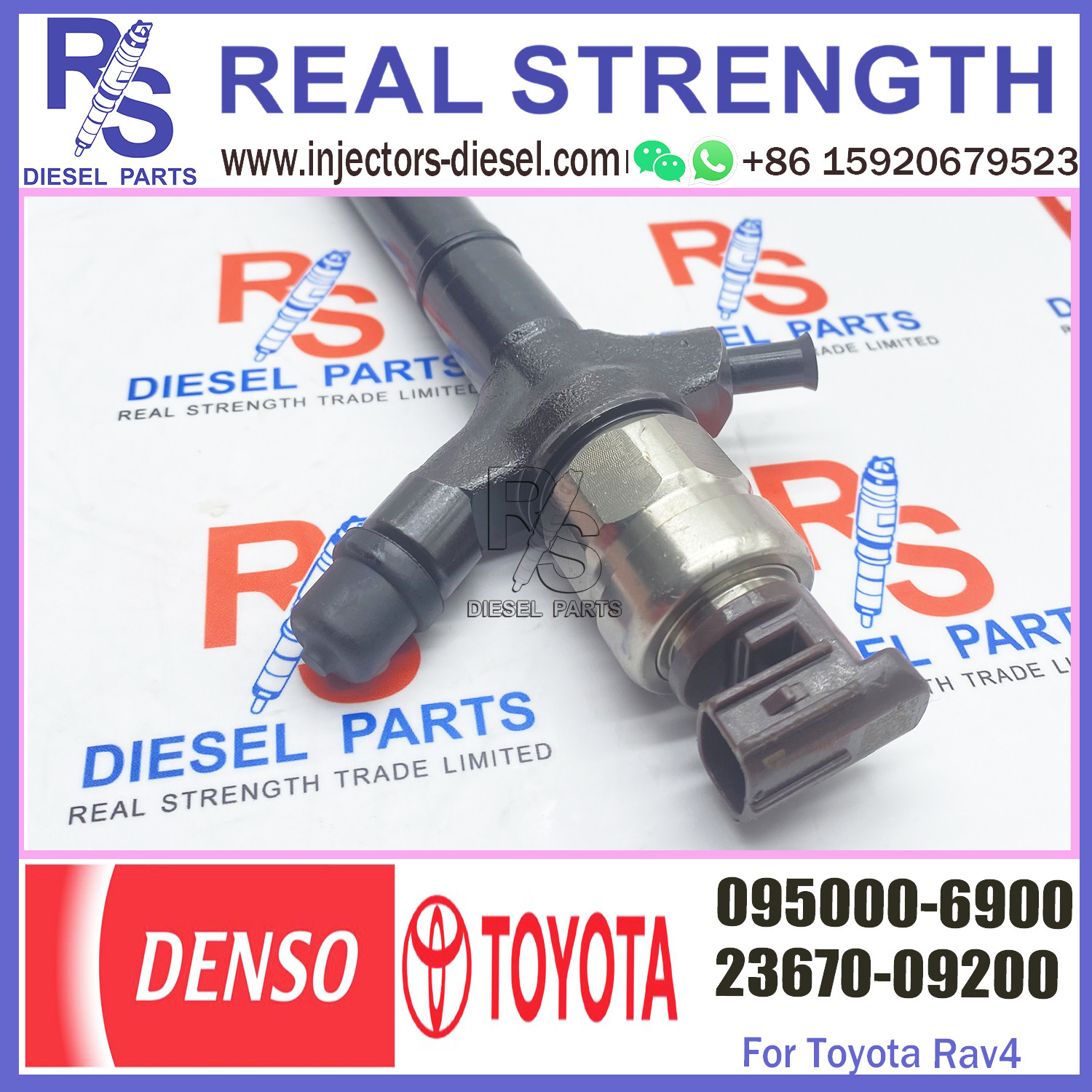Common Rail Fuel Injector 095000-6900 095000-7240 095000-7250 095000-7600 For Toyo-ta Rav4