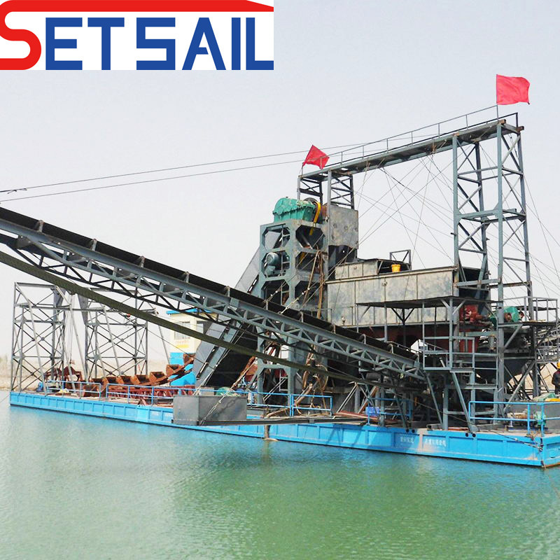 Chain Bucket River Mining Dredger for Mining Project