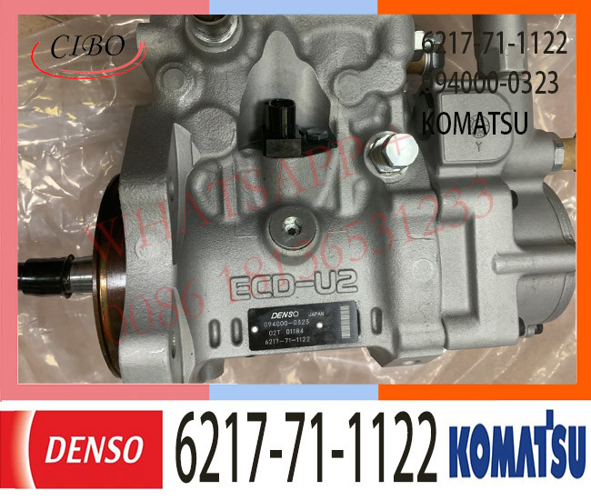 6156-71-1122 KOMATSU Diesel Engine Fuel PUMP 6156-71-1122 for KOMAT-SU PC600-7 094000-0323 6217-71-1111 6217-71-1121