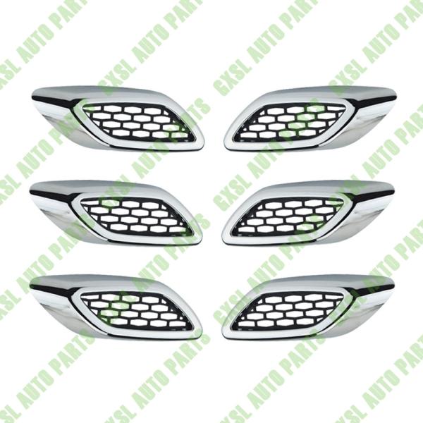 For Maserati Levante Chrome Left Right Side Fender Air Outlet Vent Cover Strip