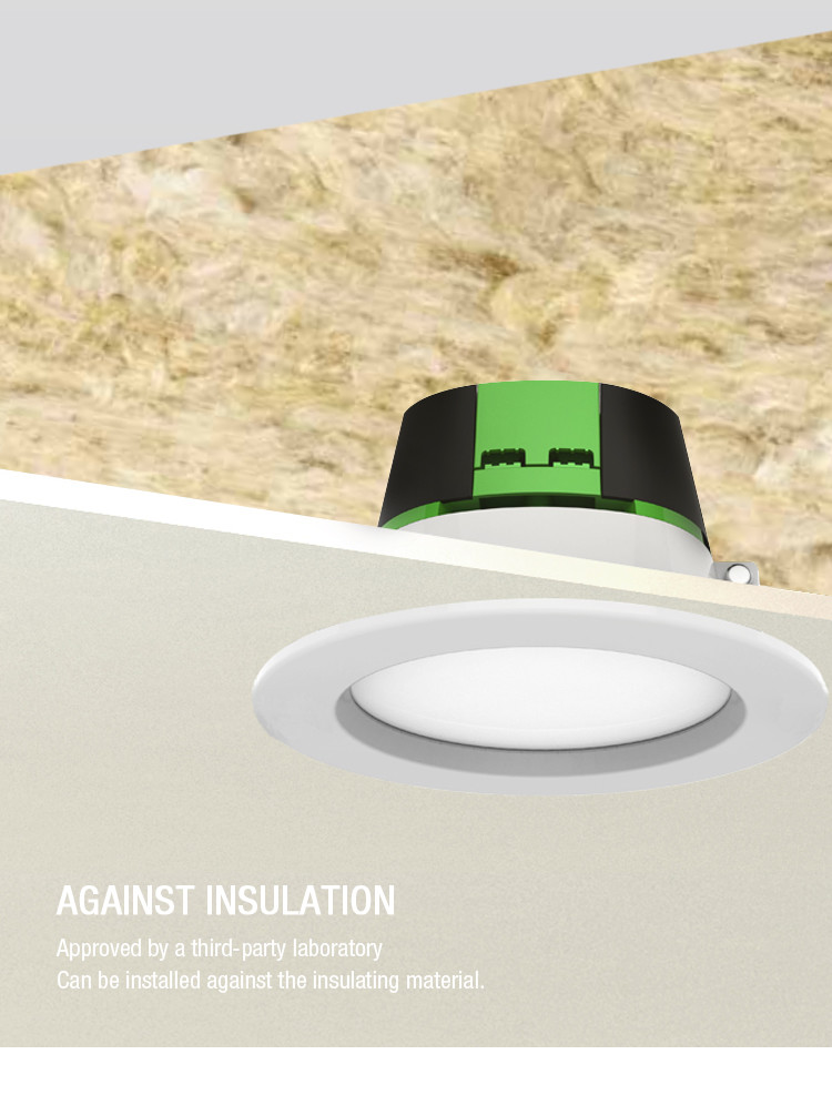 Cutout 85mm Switchable CCT LED Downlight 220-240V 9W SMD Flicker Free