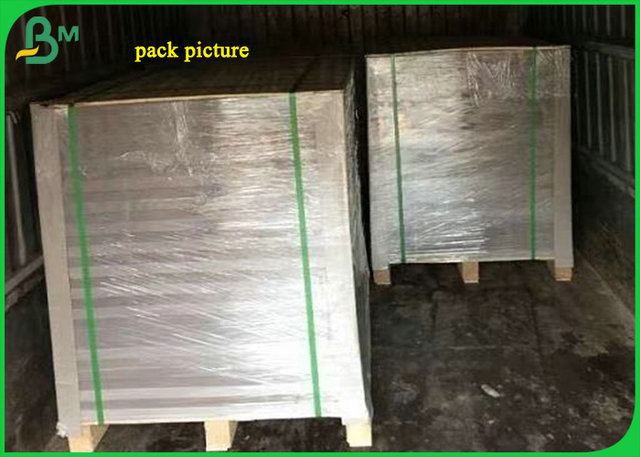 400gsm 500gsm Virgin Pulp Black Cardboard 31inch 43inch Width Roll
