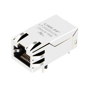  Pulse JXK0-0161NL Compatible LINK-PP LPJK6064CNL 100/1000 Base-T Tab Up Without Led 1x1 Port POE Shielded RJ45 with Magnetics Manufactures