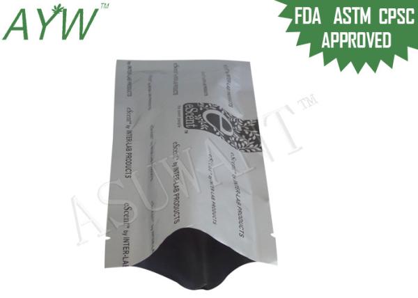Tea Packaging Resealable Aluminum Foil Bags , Heat Seal Aluminum Foil Bag With