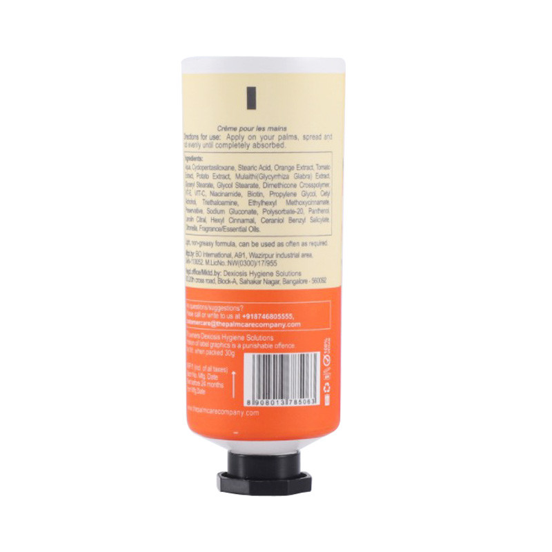Squeezable PE Plastic Cosmetic Tubes Hand Foot Cream Body Lotion Tube 20ml