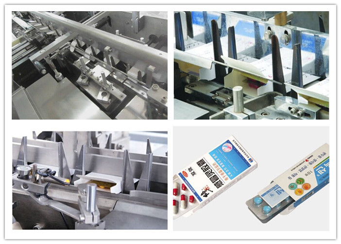 Max 120 Boxes / Min Automatic Cartoning Machine For Blister Plate