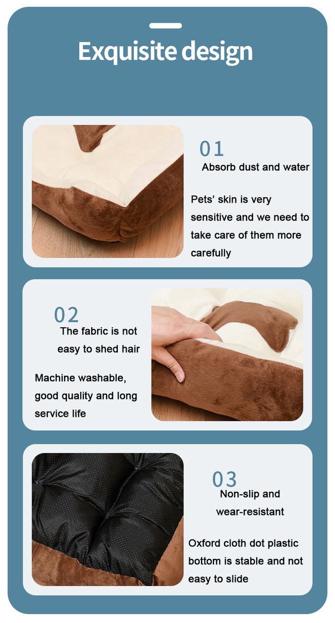 Multifunction OEM Luxury Cat Sleeping Nest Waterproof Washable Dog Bed With Toy