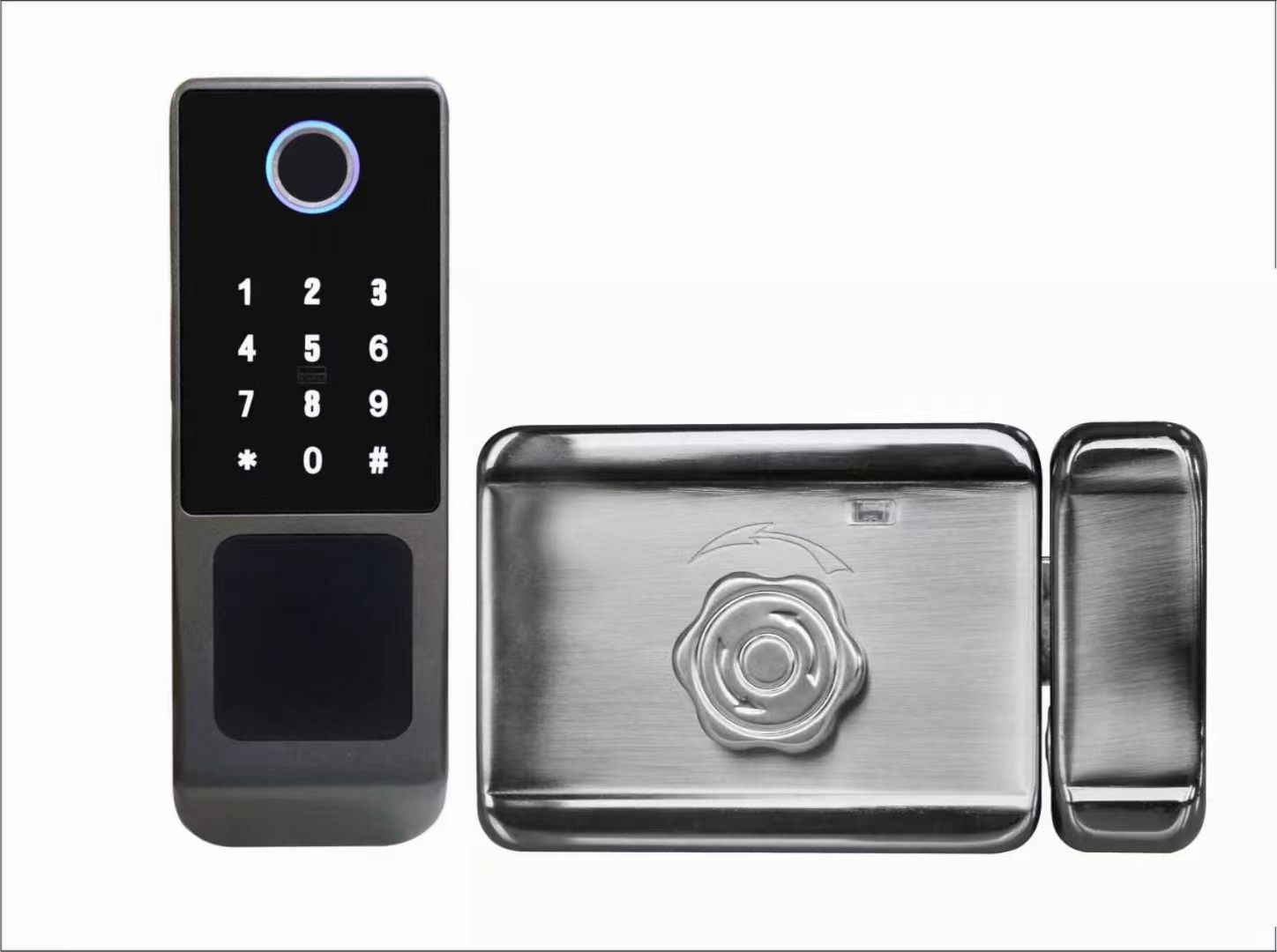 Waterproof Rim Lock TTlock Tuya Controlled Door Lock