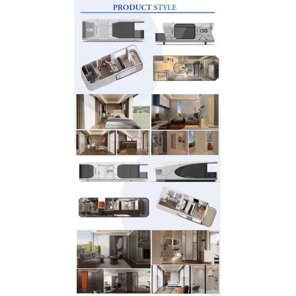 Prefabricated Outdoor Space Capsule Steel Structure Container Capsule House