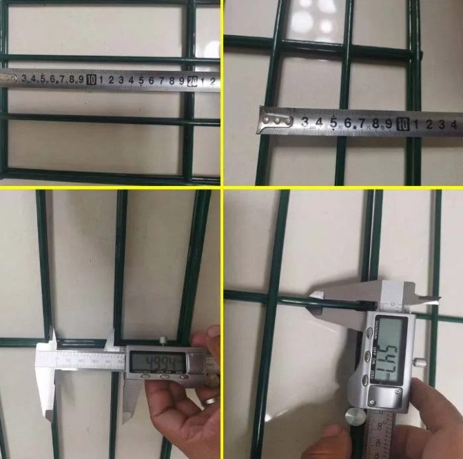 ISO9001 PVC Coated Double Loop Wire Garden Fence 5/4/5 Rustproof