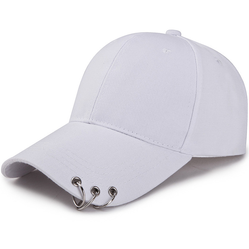 High Quality New Fashion Casual Hip-hop rivets blank Sport Cap Custom Unisex Ponytail trucker hat colorwhite size:adult