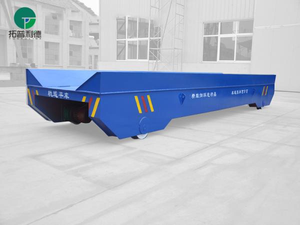 Mobile Cable Powered Towing Trolley Self-Propelled Railway Steel Trailer For
