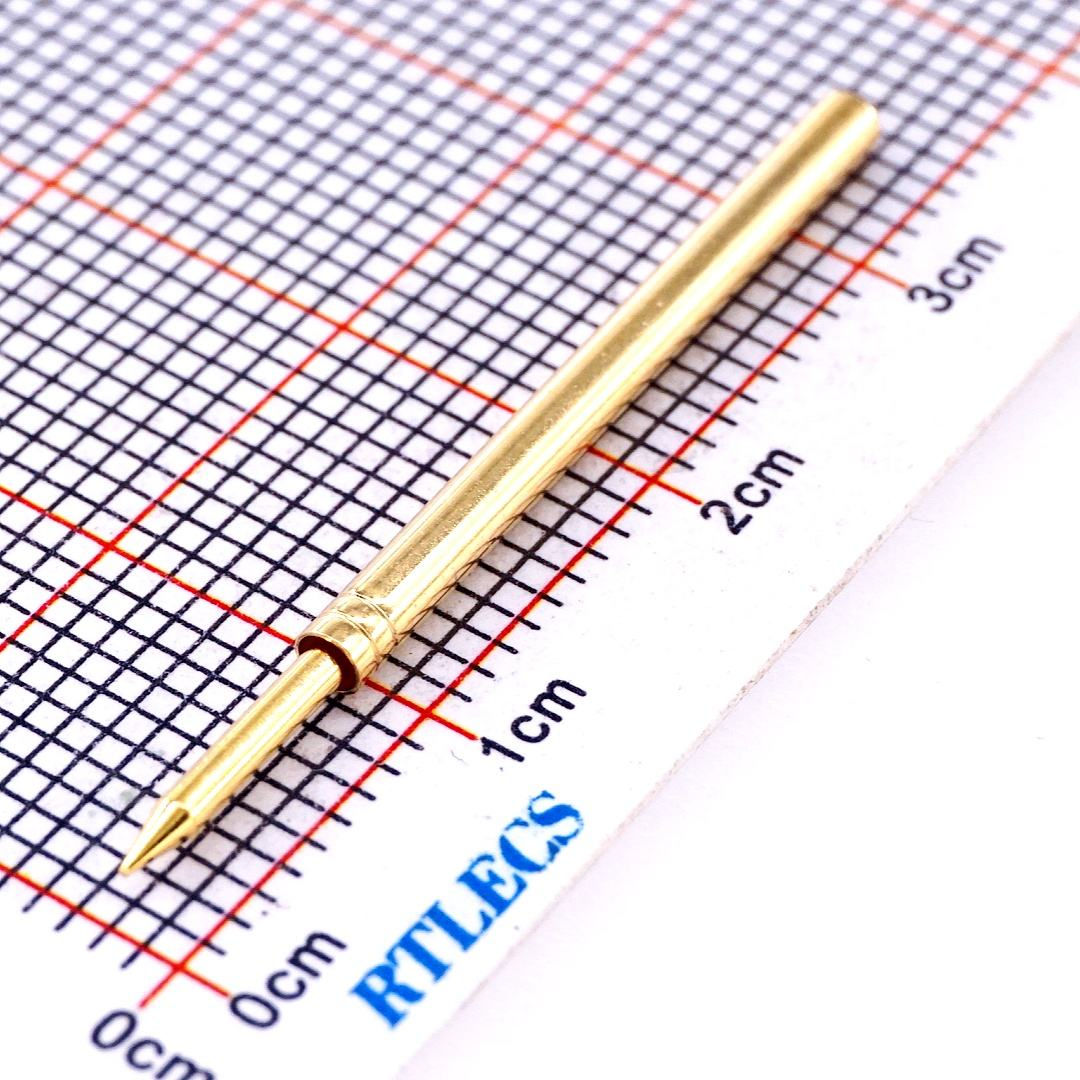  5A 2.03 MM Outer Diameter GKS-003 Pitch Gold-plated Test Probe with BeCu Plunger and Brass Barrel Manufactures