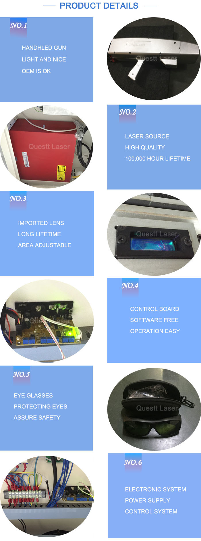 Air Cooled 200W Laser Cleaning Machine For Rust Removal Paint Coating / Welding Line
