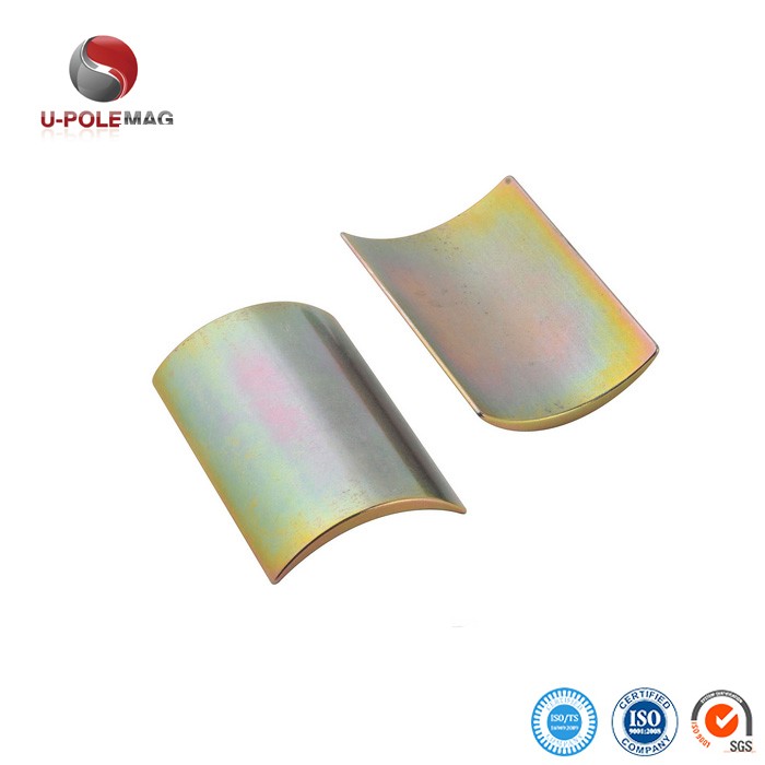 Tolerance ±1mm Super Strong Neodymium Arc Magnet for Industrial Motor Generator