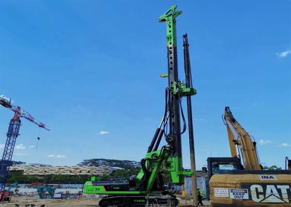 52m 1500mm Bore Pile Machine Single Load Transportation Full Hydraulic Drilling