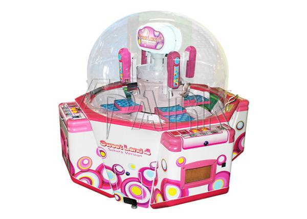 Cute Crane Game Machine , Animation Entertainment Equipment Toy Candy Claw