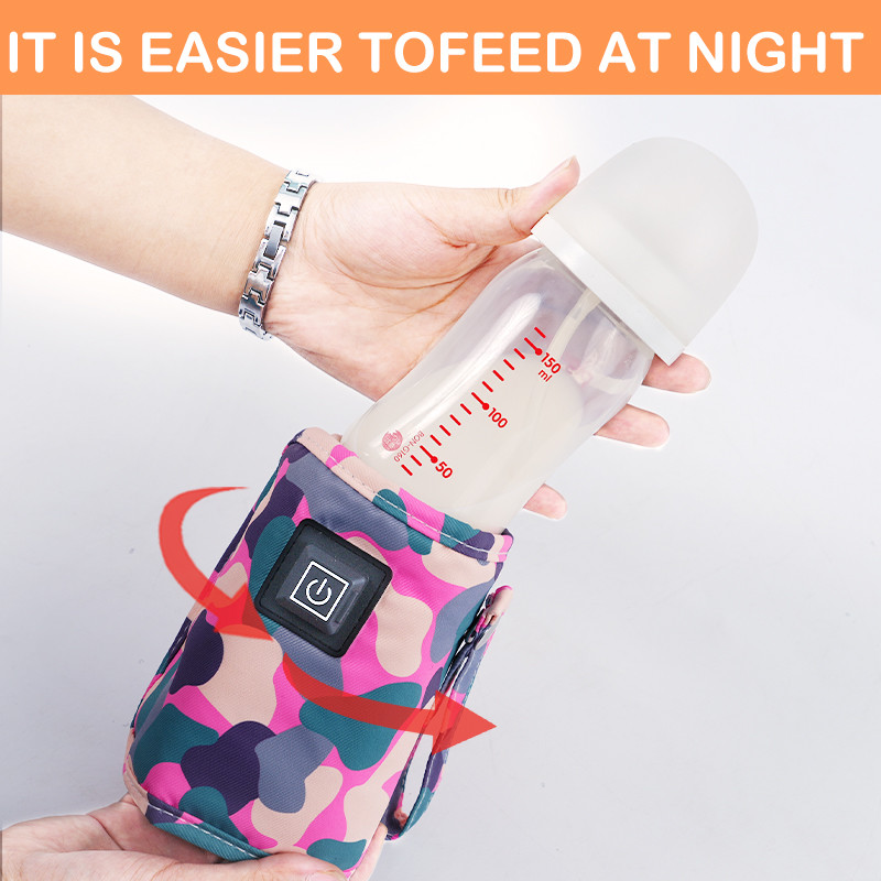 Travel Electric Feeding Kids Portable Milk Water Heat Baby Feeding Bottle Warmer