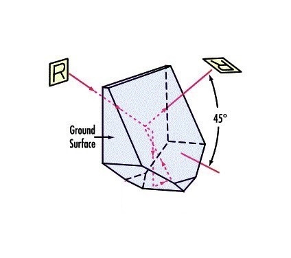 20-10 Scratch Dig Amici Roof Prism Schmidt Pechan Prism In Imaging Systems