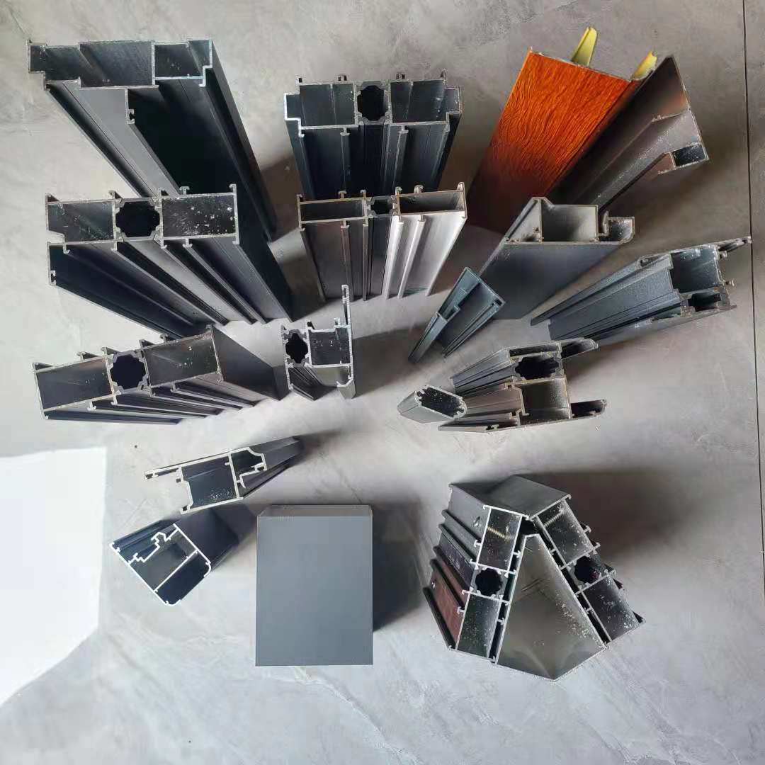 T52 6063 Aluminum Casement Window Profile Powder Coated