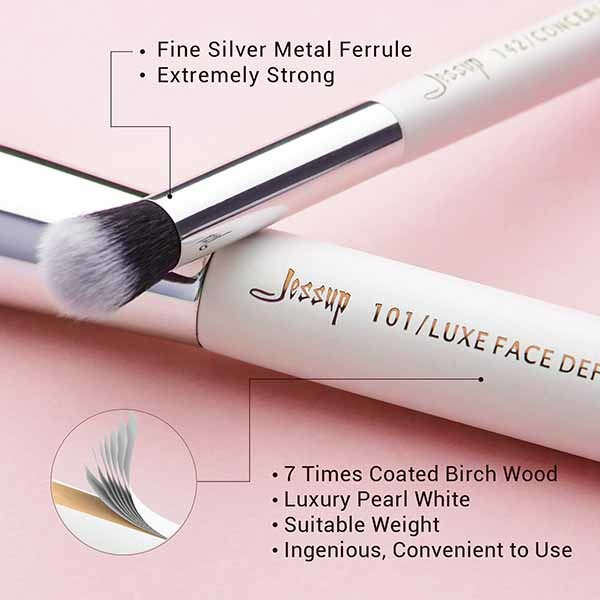 Jessup ISO9001 Pro Makeup Brushes Set For Makeup Artist