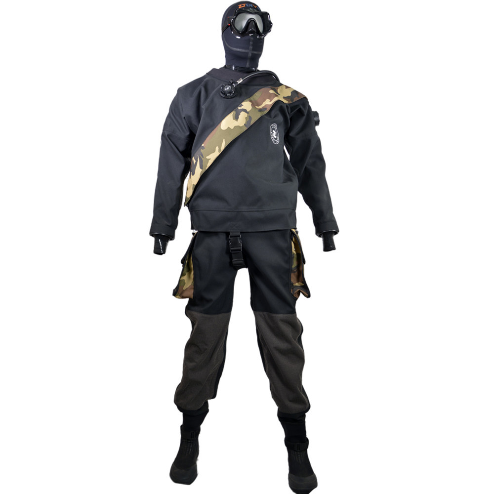 Antiwear Adults Scuba Diving Drysuit Waterproof Multipurpose