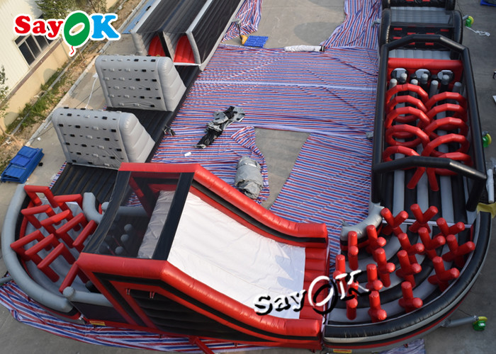 150m 495ft Commercial Inflatable Obstacle Course For Adult