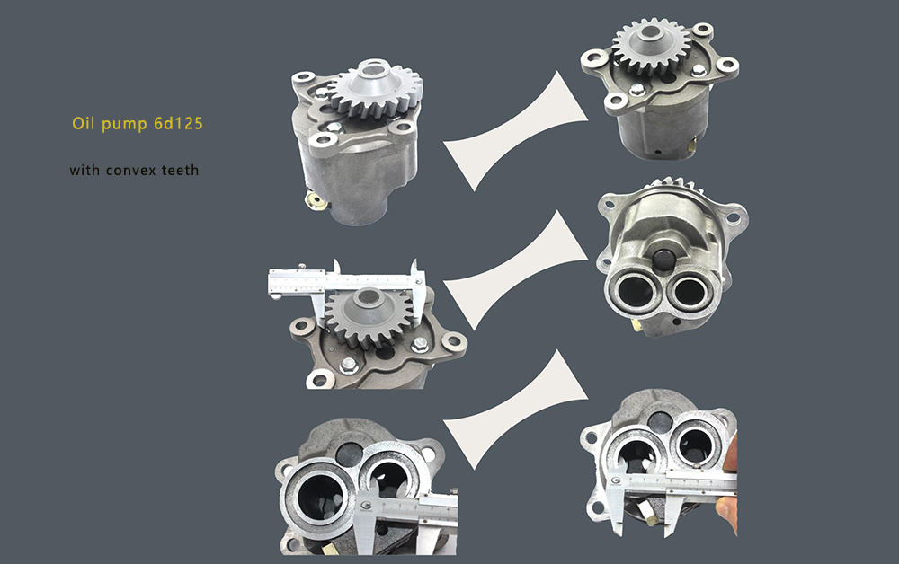KOMATSU PC400 Hydraulic Oil Pump 6D125 Oil Pump with Aluminum Material and Competitive