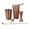 Buy cheap Home Bartending Martini Shaker Set SS304 Brushed Copper Color from wholesalers