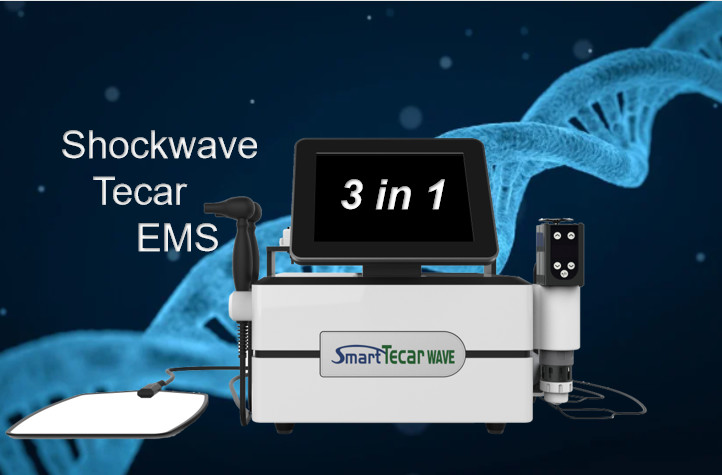450KHZ Tecar Therapy Machine With Shockwave Body Shaping Reduce Stretch