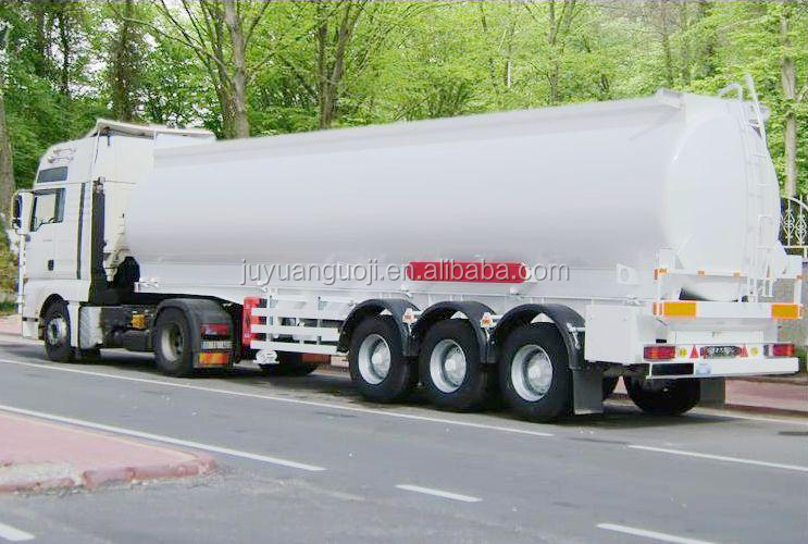 24v Electrical System Semi-Trailer lng road tanker truck for petro delivery in Dubai
