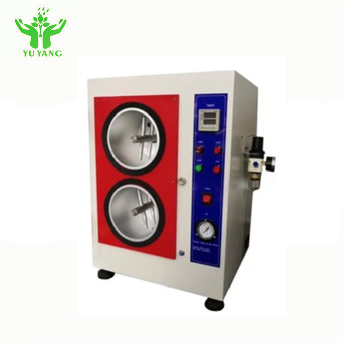 Random Tumble Pilling Test Machine , 1200rpm Fabric Strength Tester JIS L1076